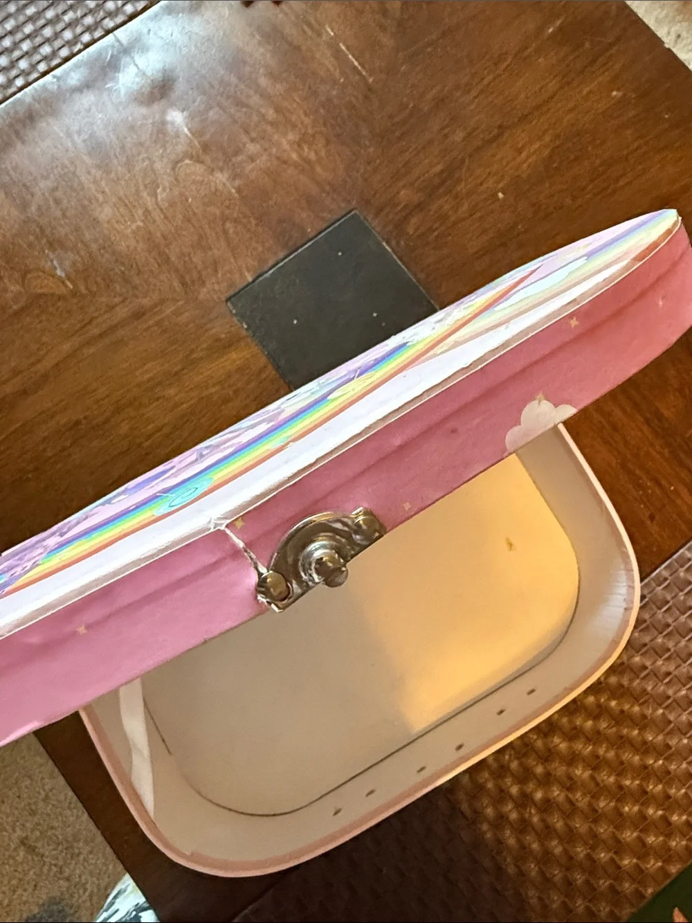 Kids Unicorn Rainbow Carry Case - Pink